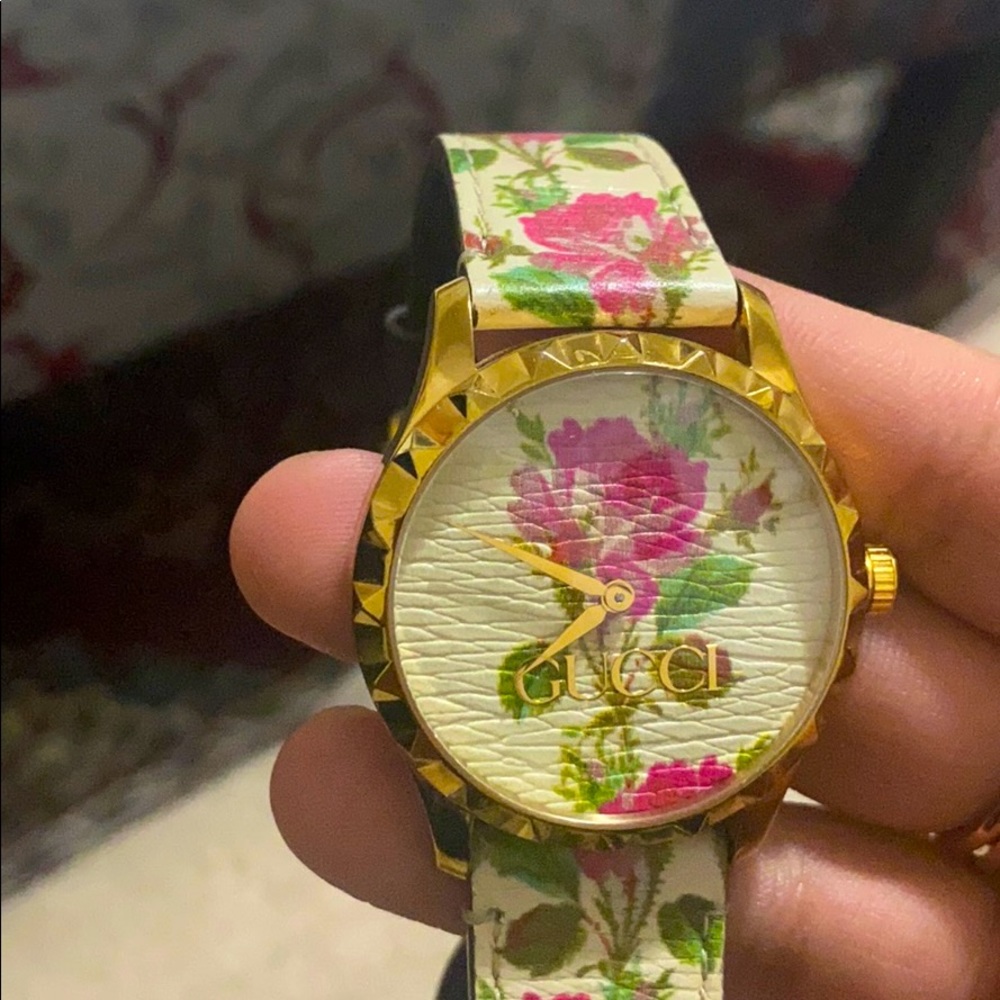 Floral Gucci Watch